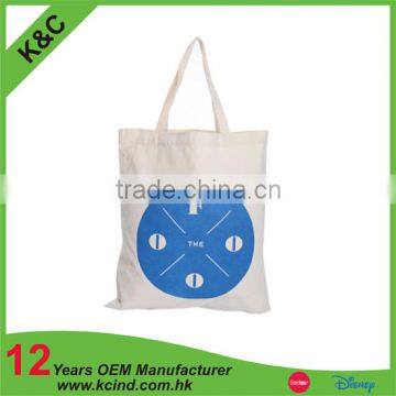 Christmas 100% cotton reusable shopping tote bag