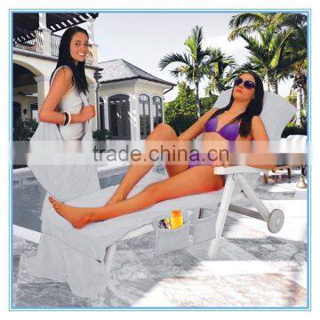 beach towel lounge chair cover with bag packing