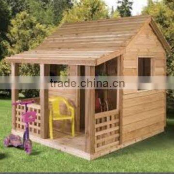 Used cedar wooden kids playhouses , playsets outdoor cheap playhouse