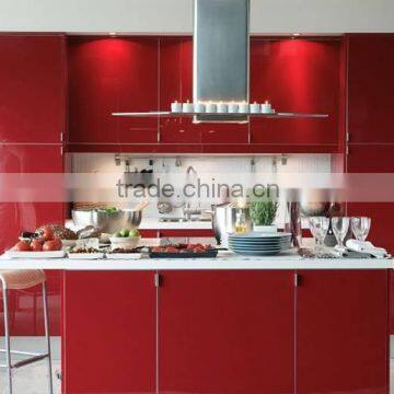 white lacquer mdf Kitchen Cabinets design