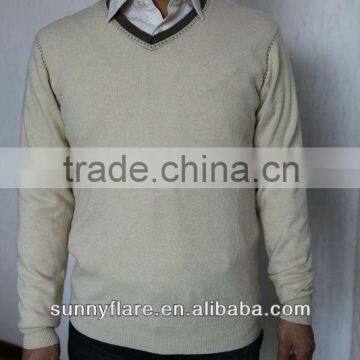 pure cashmere man v-neck sweater