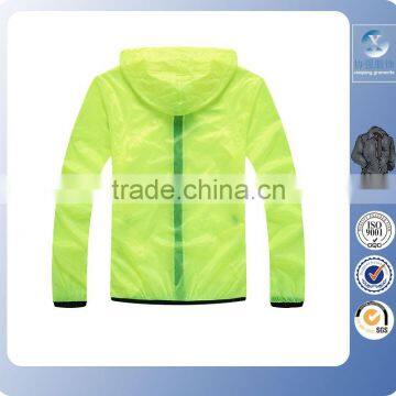 2016 Cheap 100% Polyester Lightweight Waterproof Jacket