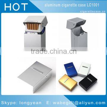 Aluminum Metal Cigarette Cigar Box Holder Tobacco Storage Case