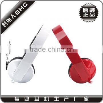 New design stereo headset on headphones