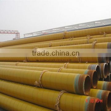 smls pipe/API5L GR.B/thick wall/3pe yellow