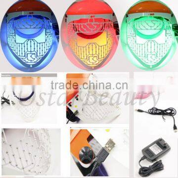 (CE/ISO13485) 3 Led Colors Therapy Led Mask for Facial Rejuvenation OB-LL 01N photo-5