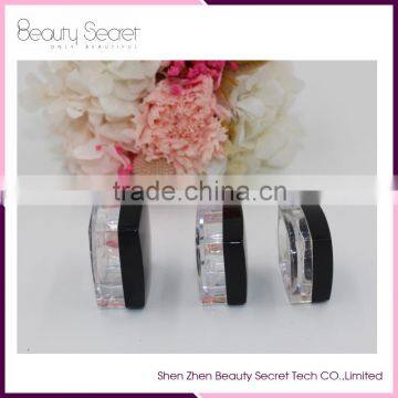 10ml Cosmetic Empty Jar Eye Shadow Makeup Cream Lip Balm Container Black photo-5