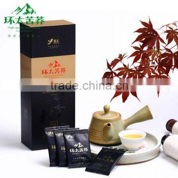 High protein and mineral content black buckwheat tea