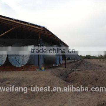 Complete poultry tunnel ventilation system