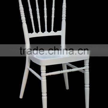 good quality white color Elegant Strong Never Rusty Stackable Aluminum Napoleon Chair,thickness:2.0mm or 1.8mm alu