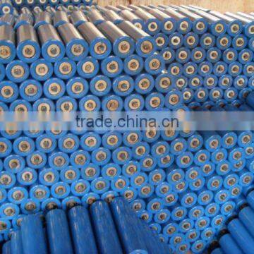 Hdpe and steel flat return idler roller