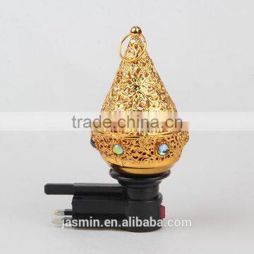 2016 New Wholesale B-G or A-G Plug Silver or Gold Electric Incense Burner