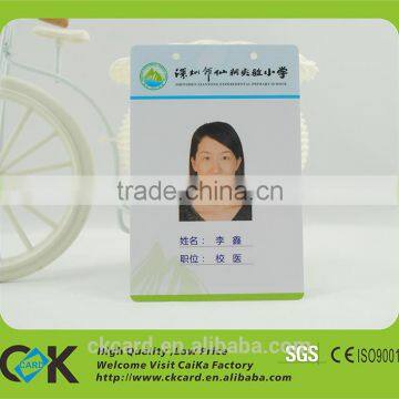 China supplier school student and teacher photo ID card printing