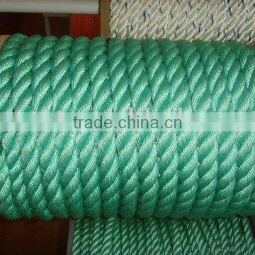 polyester 3 strands twisted rope