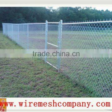 Factory Sale PVC coated chain link Fabric Fence, Galvanized chain link fence