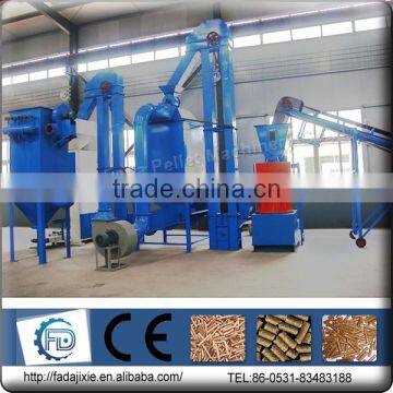 CE approved wood pellet plant for sale / complete pellet machine