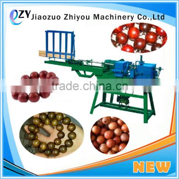 multi heads type wood beads making machine/wood beads maker(wechat:peggylpp)