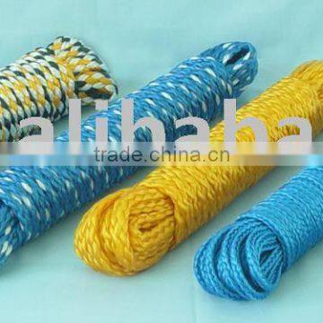 multi usages PE rope for marine or industrial 3 strand polypropylene rope