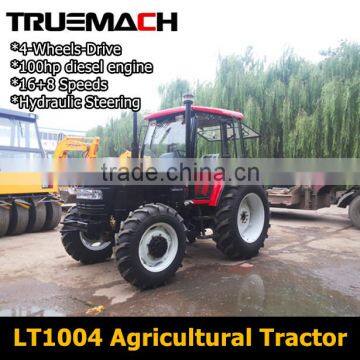 100HP Agricultural Farm Tractor With 4 Wheels Drive