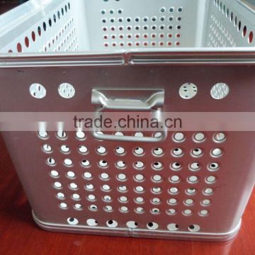 waterproof Seafood transfer container, transfer tool, Storage basket, aluminum container, aluminum food storage basket