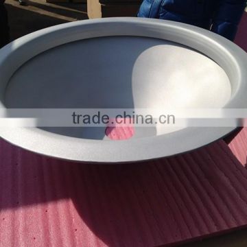 Large aluminum bowls, cone shaped bowl