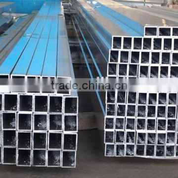 Customized aluminum square tube, aluminum profile extrusion, ISO factory direct