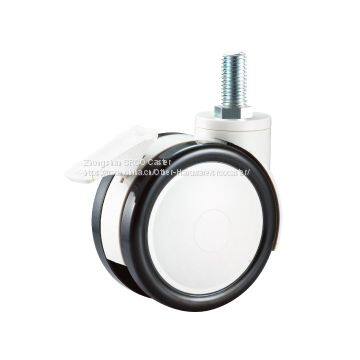 twin wheels medical caster