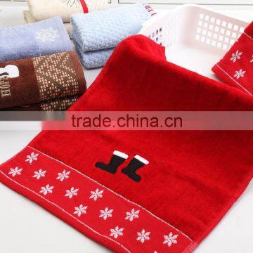 High Quality Cotton Baby Face Towel With Christmas Cartoon Pattern Towels photo-2