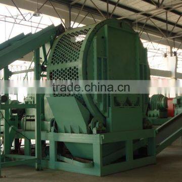 automatic tyre recycle machine