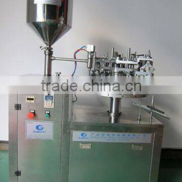 Metal hose sealing and filling machine