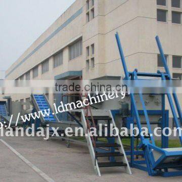 bottle label removing machine
