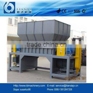 waste film double single shaft shredder