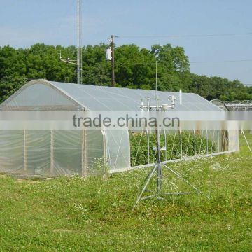 Single-span plastic film greenhouse