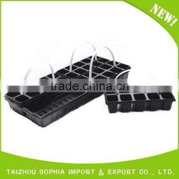 12 Cells Trays Set With Cover and Pallet,12 Cells Plug Seed Tray photo-6