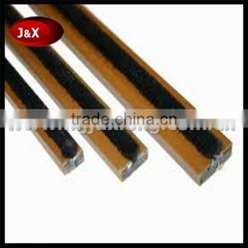 European Type Hard PVC Shell Fireproof Intumescent Door Seal With Brush or Without Brush With/without Adhesive photo-3