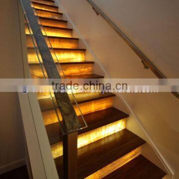 NEW COMMING 2017 NEW PRICE BACKLIT ONYX STAIRS STEPS RISERS & BALUSTRADE photo-4