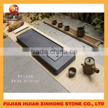 Traditional chinese culture slate Stone Tea Tray