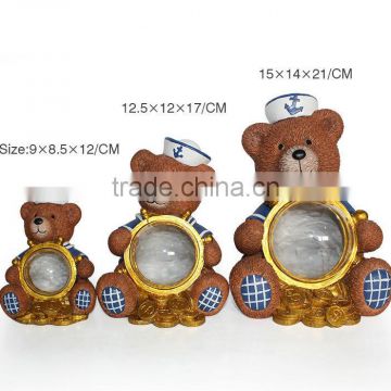 Bear shape mini money box