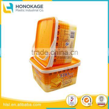 Wholesale Colorful Plastic Container Set with IML Printing, Food Parcel Container