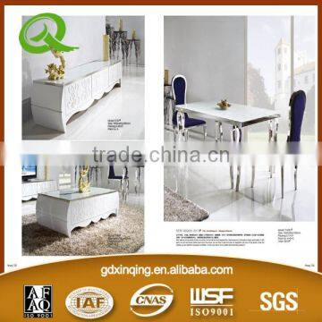 C197 Elegant Looking Modern Stainless Steel Coffee Table photo-3