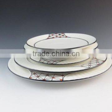 Ceramic Eco-friendly Durable Dinner Ware Type Dinner Set With Decal photo-2