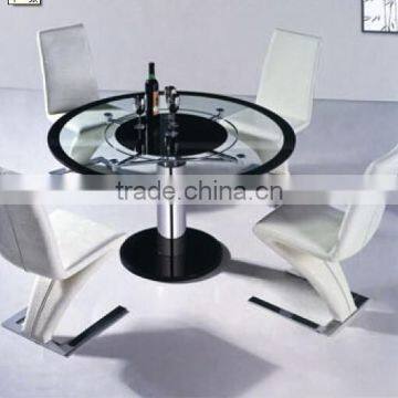 AH6603 luxury round dining table design 2014