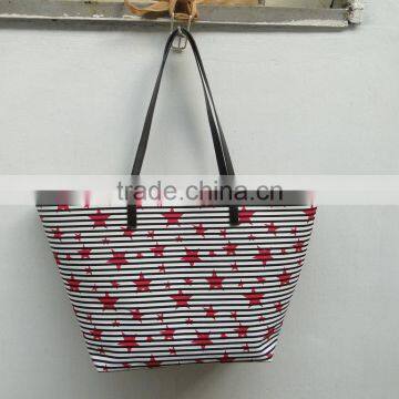 Fashion Canvas Bag With Star Pattern photo-4