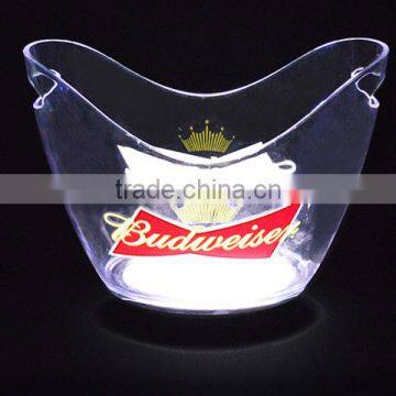 Plastic led Wine ice bucket 6L