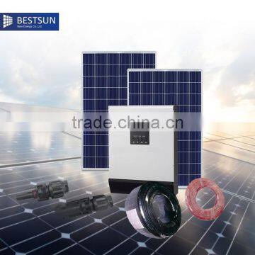 BESTSUN 3kw home solar systems solar power system 3000w residential solar system home