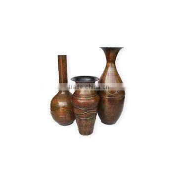 Metal Flower Vases