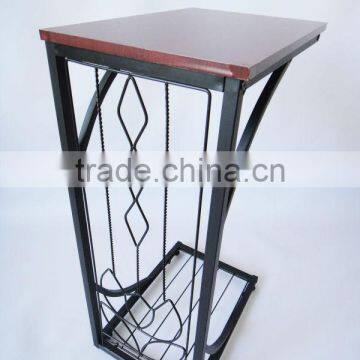 RH-4624 Metal Frame Gramercy Accent End Table Sofa Side Table photo-3