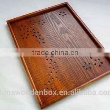 Handmade Natural Wooden Tea Tray photo-3