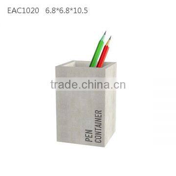 Wholesale Desktop Concrete Hand Made Pen Holder With Phone Holder or Memo Pad Holder photo-3
