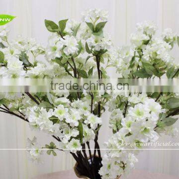 GNW BLB-CH1605003 Fashion Cheap White Cherry Blossom Artificial Flower for Wedding photo-2